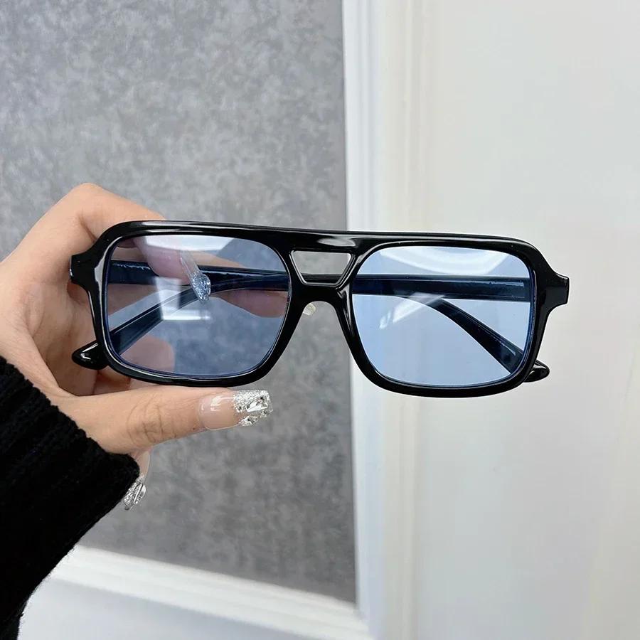 Square Sunglasses Women Men Classic Vintage Fashion Personality Glasses Stylish Casual Minimalist