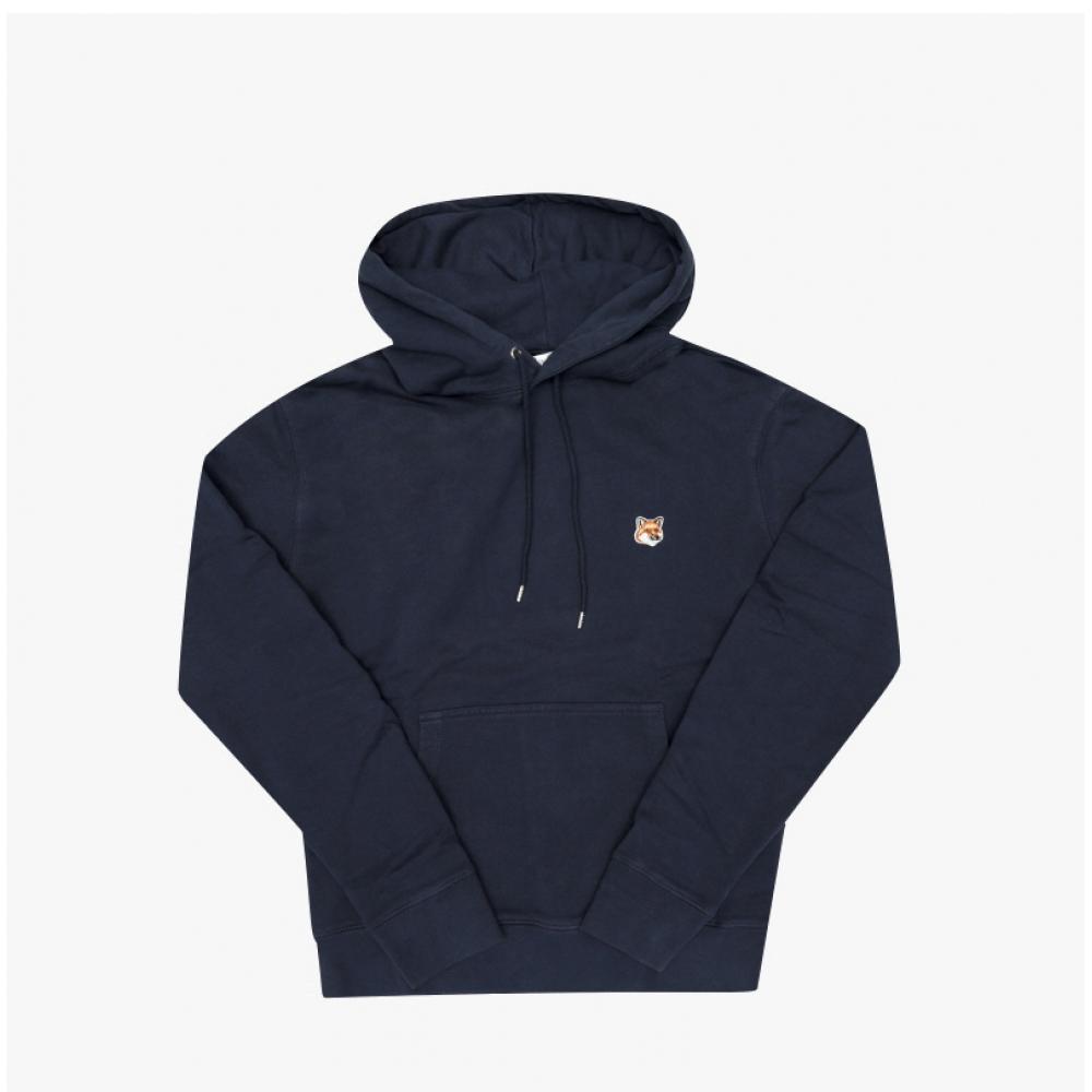 MaiSon KitSun Naszywka z głową lisa Męska bluza z kapturem Lm00702km0001