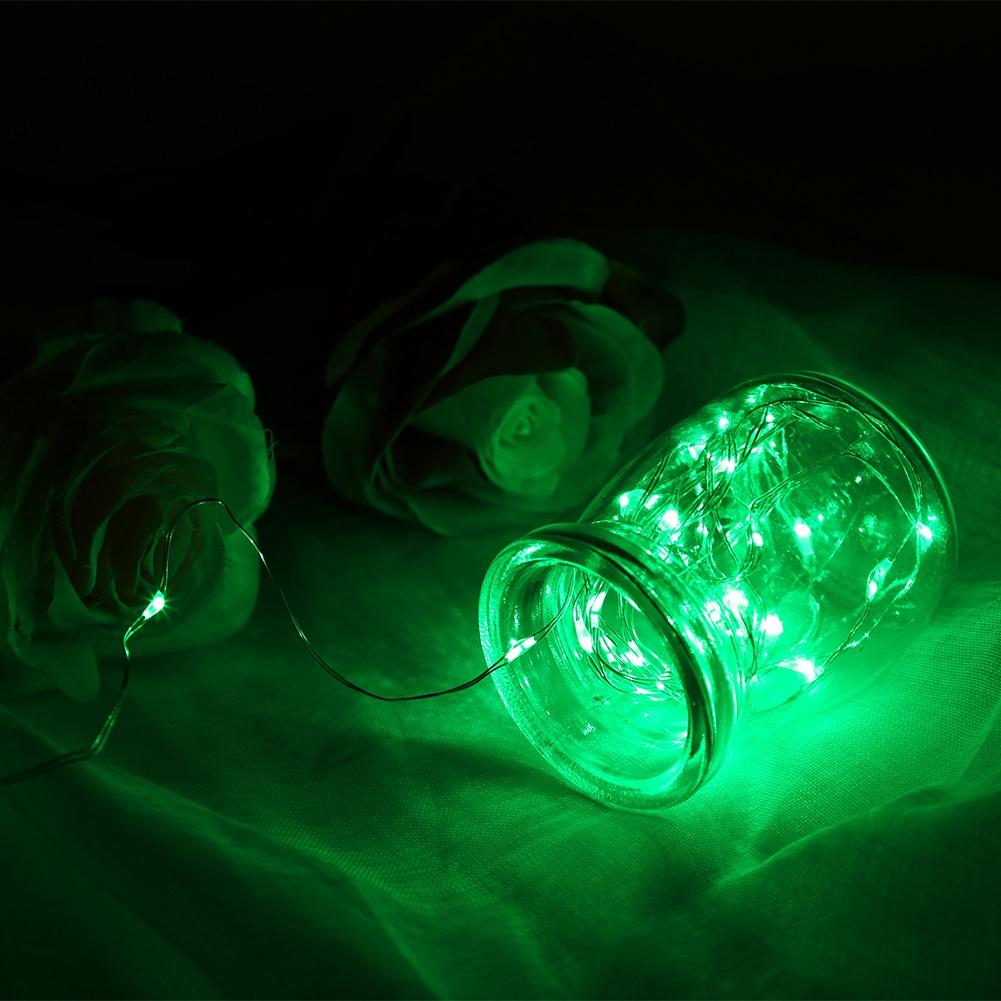 USB Lichterdeko Kupferdraht LED Lichterkette für Festliche OrnamentdekorationGrün 5m