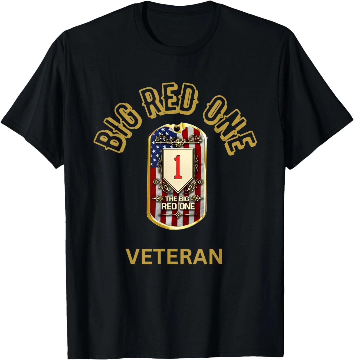NEW LIMITED The Big Red One Veteran 1st Infantry Of The US Army T-Shirt XXXXL