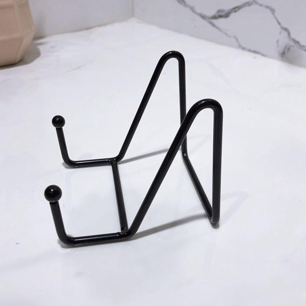 Diy Picture Frame Black Iron Plate Display Stand Rack Easel Storage Stand