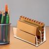 Contemporary Office Desk Organizers Rack With Vertical File Storage Compartments X3UC