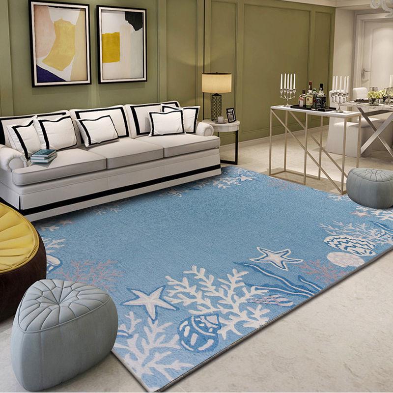Modern Nordic Rectangular Carpet - Cozy Living Room, Sofa, Coffee Table, or Bedroom Mat