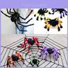 Zwarte Spin Halloween Decoratie Pluche Spookhuis Requisiet Binnen Buiten Breed 30-125cm
