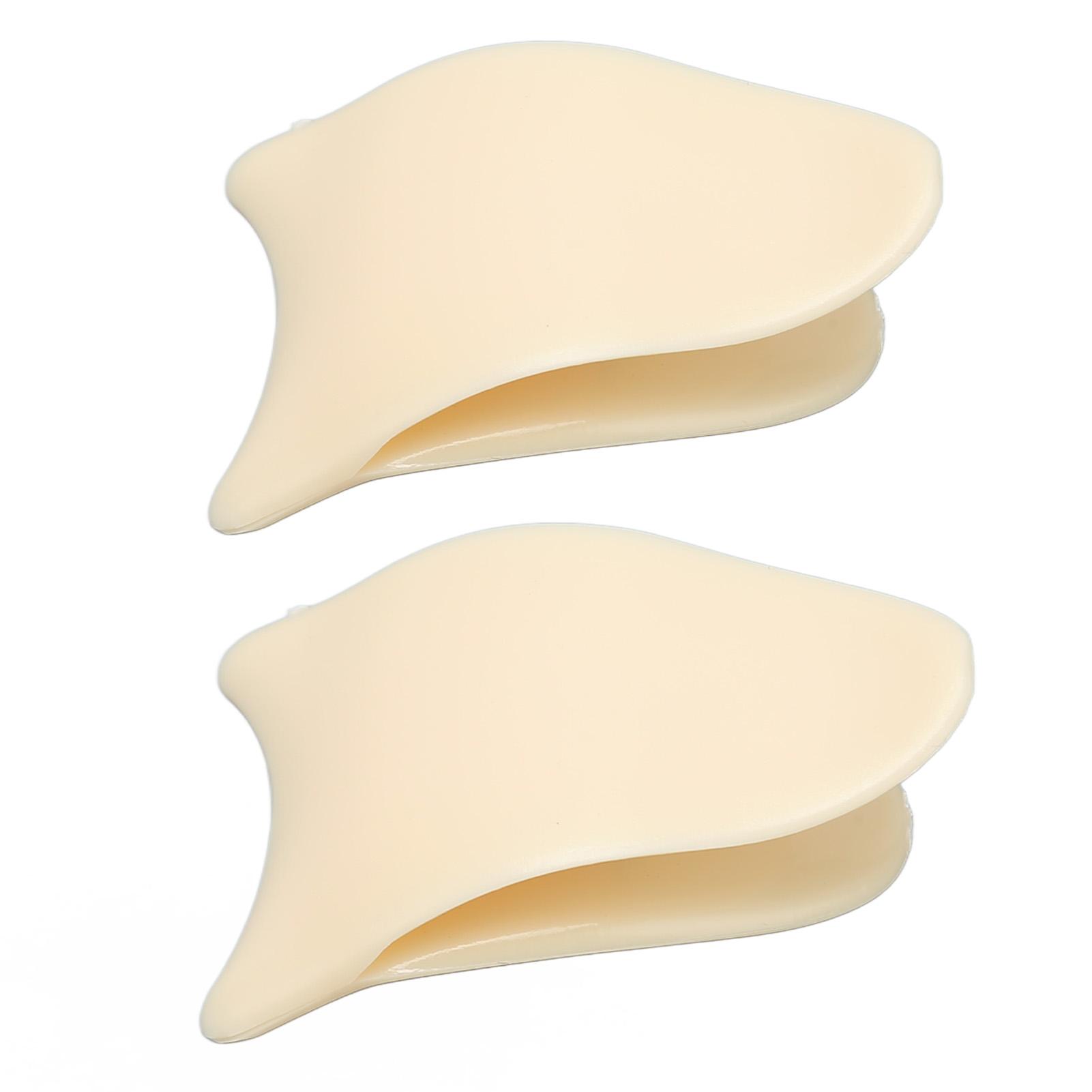 

2 шт. Аппликатор для накладных ресниц с изогнутой головкой, портативный зажим для ресниц для ношения ресниц, белый