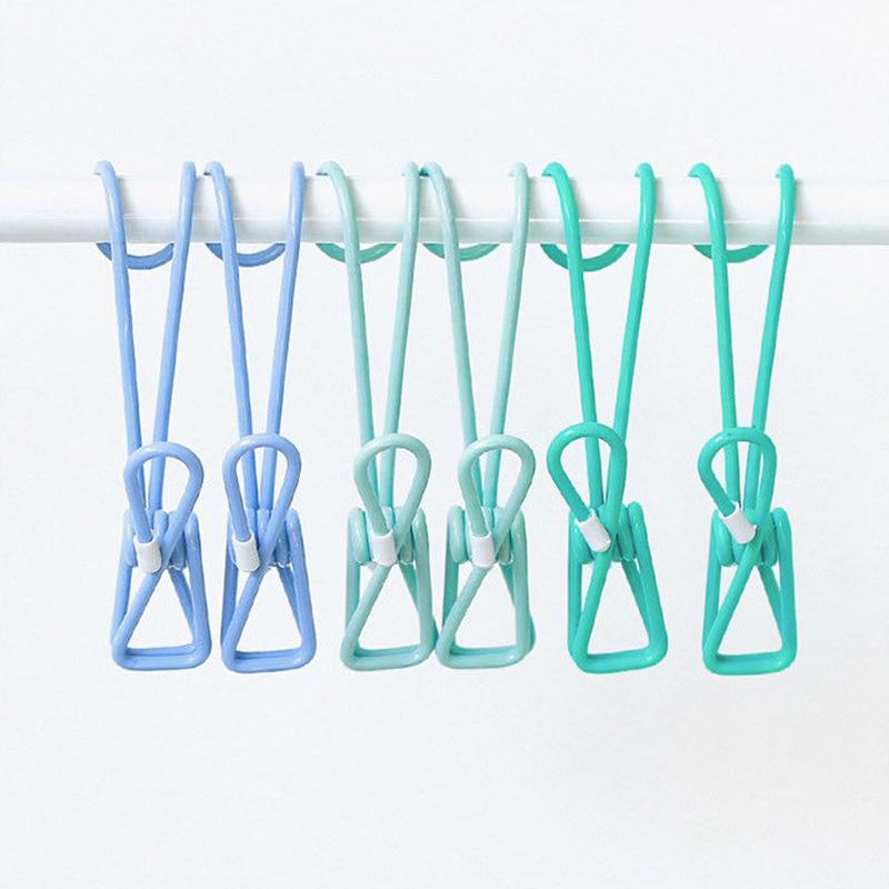 

Красочные металлические и пластиковые клипсы для одежды, носков, фотографий и многого другого - Идеально подходят для японских и корейских кухонь и ванных комнат White