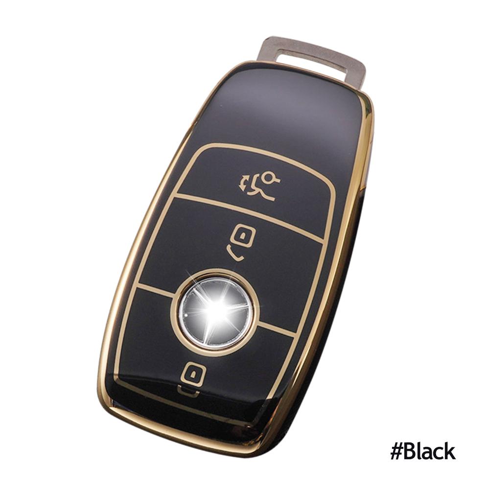 TPU obudowa kluczyka do samochodu z pilotem Case Shell Fob dla Mercedes Benz 2017 E klasa W213 E200 E260 E300 E320 2018 S klasa GLS GLA akcesoria