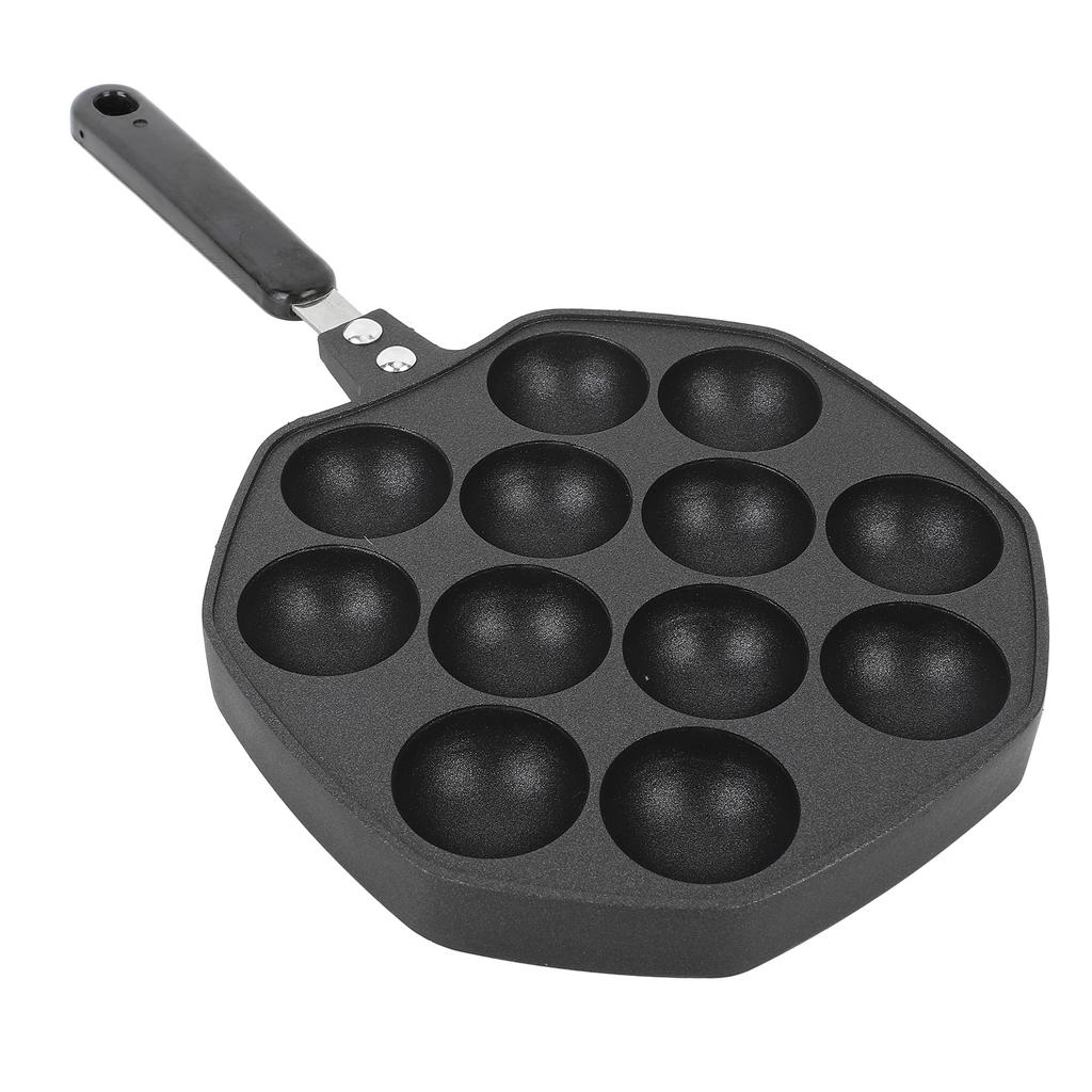 Takoyaki Pan 12 Molds Takoyaki Maker Skillet Aluminum Alloy Nonstick Grill Pan Cooking Plate for Octopus Balls Pancake