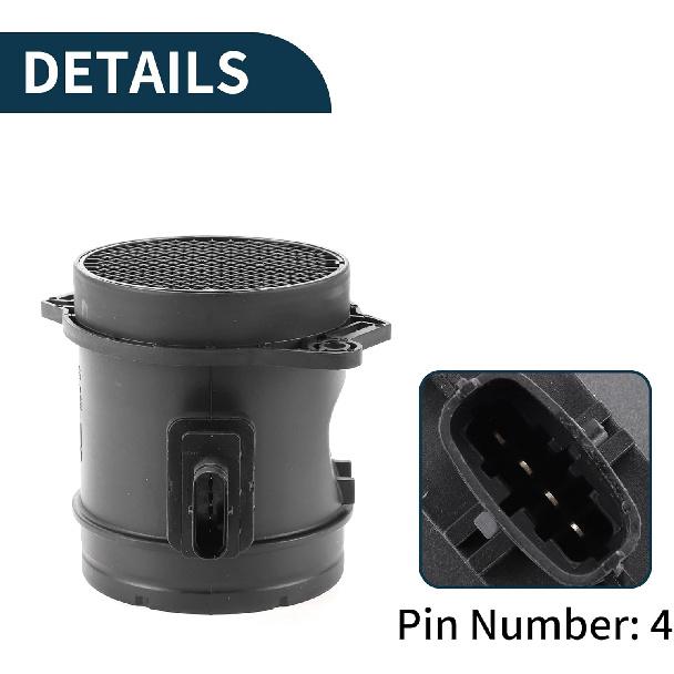 Mass Air Flow Sensor Meter Assembly for Land Rover Range Rover Sport Durable No.LR071914 | Inner MAF Sensor 1 Pcs for Land Rover Discovery