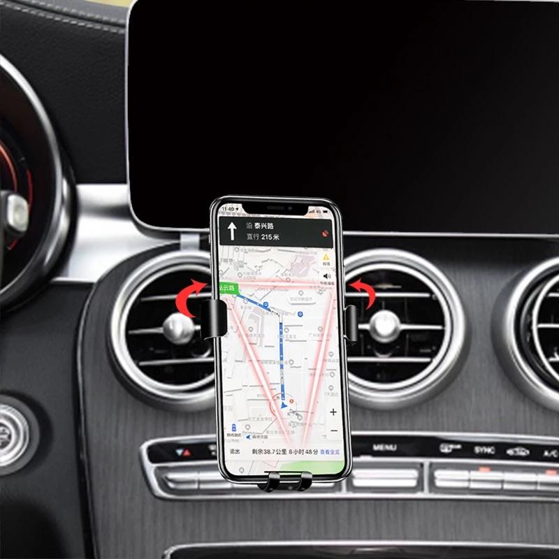 Car Phone Holder Air Vent Clip Adjust Stand GPS Bracket Fit For Mercedes Benz CLA GLA GLB A B C E X156 C117 W176 W177 W205