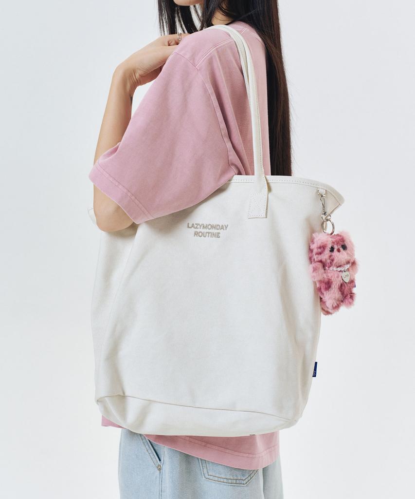 Lmr Daily Canvas Shoulder Bag Ivory