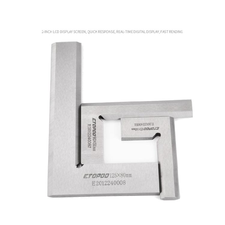 Upgraded Engineer Square Machinist Steel Angle Ruler 90 Degree High Precision