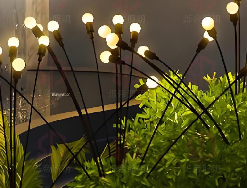 Firefly Solar Garden Lights: Waterproof Outdoor Villa and Lawn Decor
