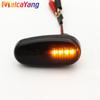 For Alfa Romeo Mito 955 147 GT 937 Fiat Bravo 2 Dynamic LED Side Marker Lights Arrow Turn Signal Flashing Blinker Lamp 2PcsTurn Signal 2