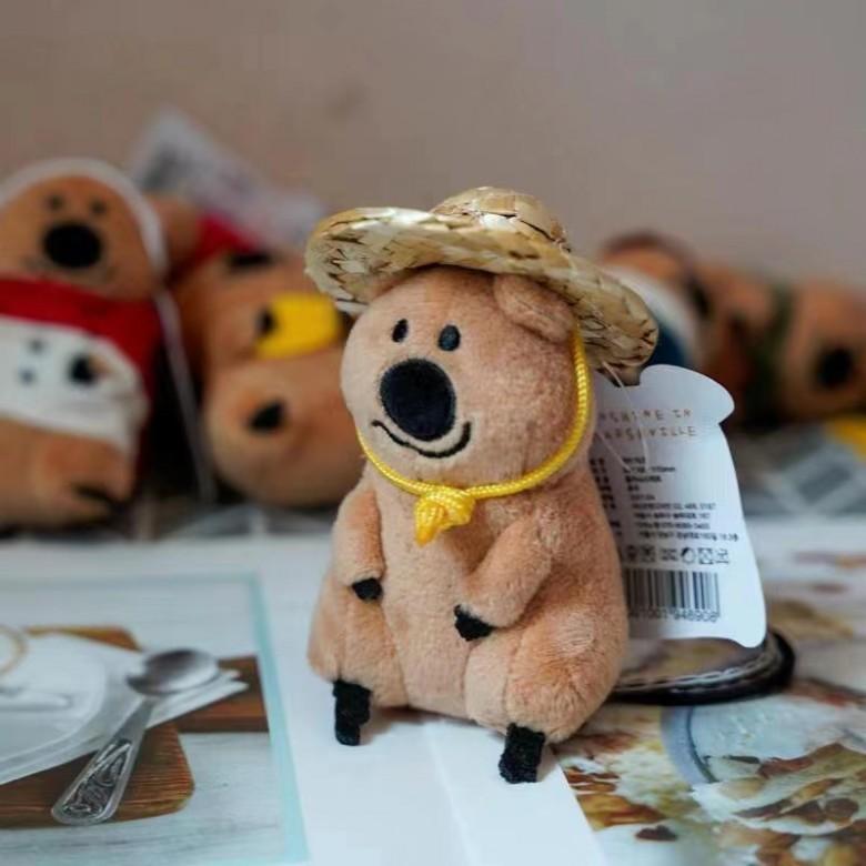 Koala Käse Plüsch Schlüsselanhänger mit weicher Baumwollfüllung für Kinder Sammler