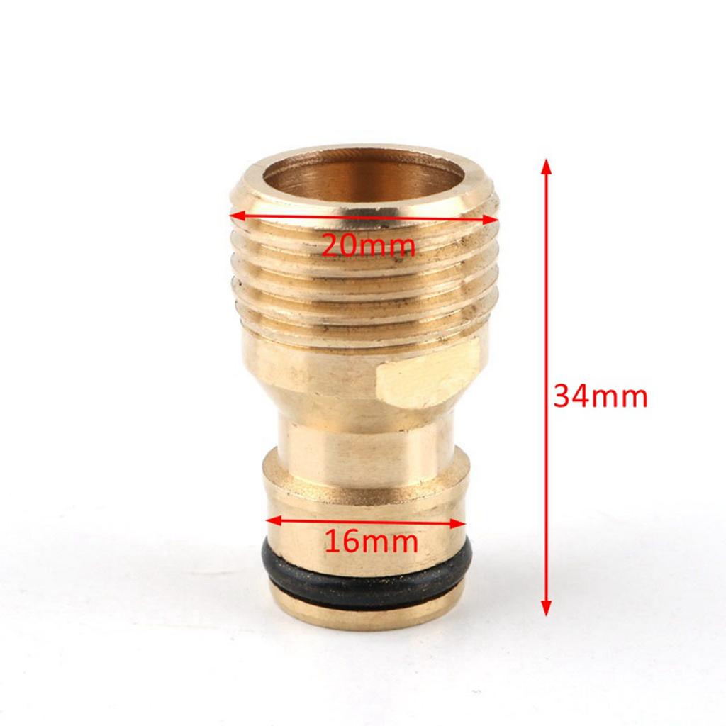 Tool Irrigation Brass Faucet Nozzle Adapter Hose Fitting Water Gun Joints Thread Quick Connector