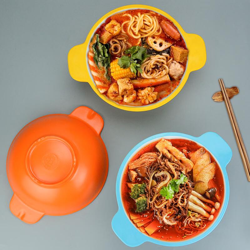 Di Ruien Melamine Double-Handle Serving Bowl