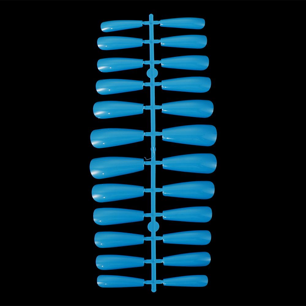 24Pcs/Set Matte Manicure Extension False Nails Nail Tips Coffin Fake Nail Ballerina Nail