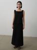 RRACE Clean Maxi Skirt_Black