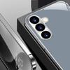 Ultra simple wind power silver plated glass phone case suitable for Samsung GalaxyS26 S25 S24 S22 S21 S20FE Ultra Plus anti drop