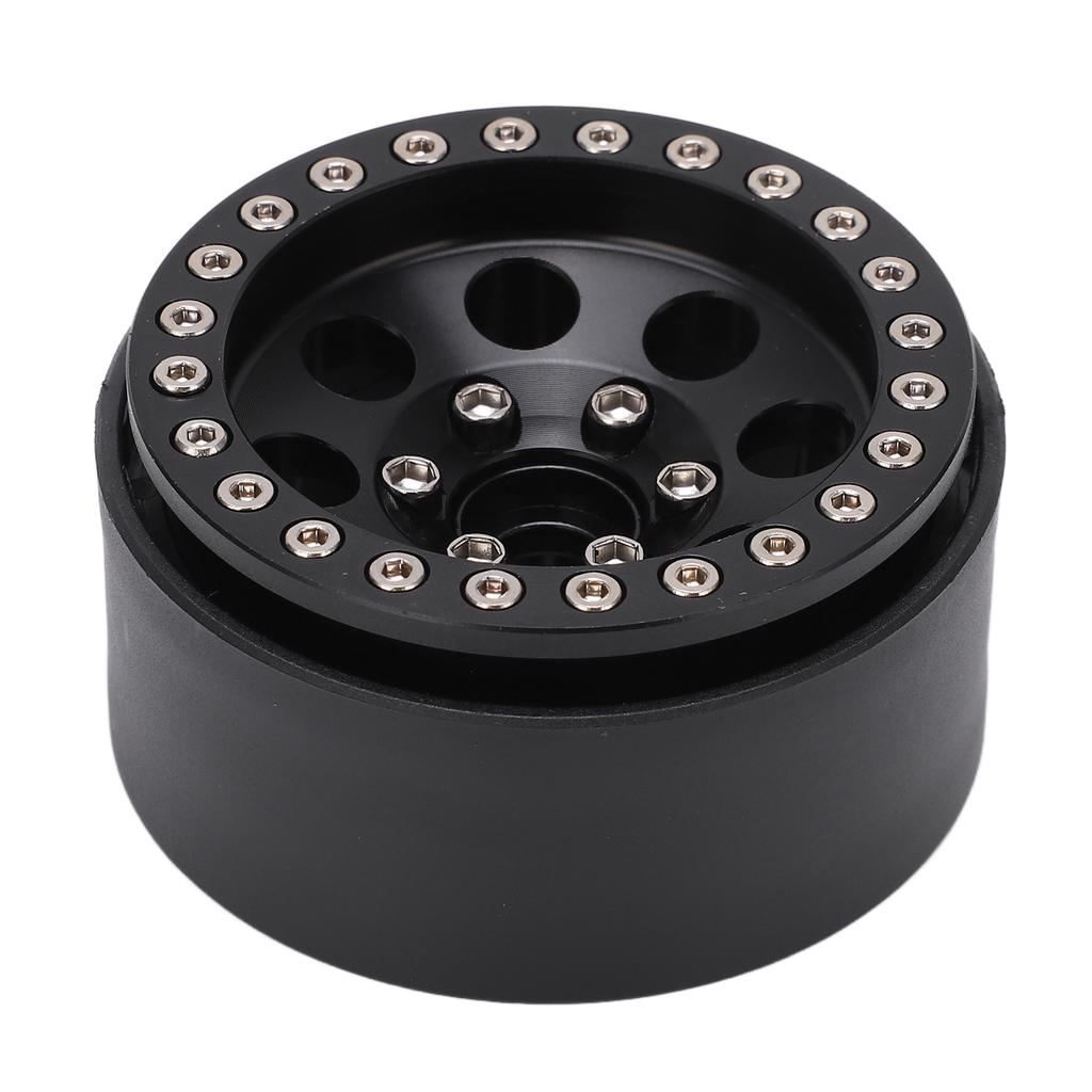 4pcs 1.9 Inch RC Metal Beadlock 8 Round Hole Wheel   Hubs for   SCX10 90046 RC 1Celsius10 Car
