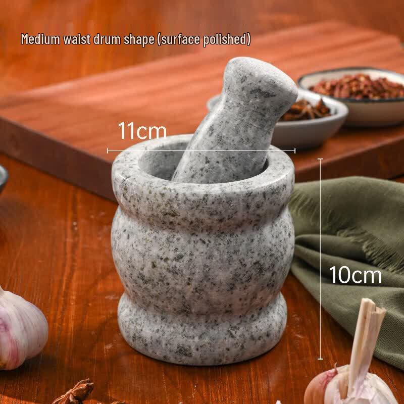 Natural Stone Garlic Mortar & Pestle Set