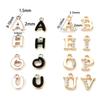 26pcs A-Z Letter Alloy Pendant Color Alphabet Enamel Dripping Oil Charms Bead for DIY Neckalce Bracelet Jewelry Making Accessory
