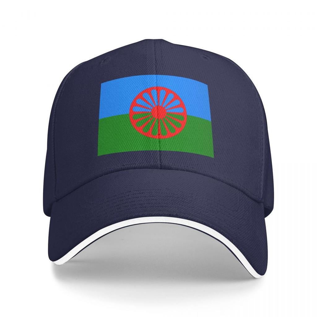 Rom Gypsy Romani Flag Baseball Caps Snapback Baseball Hats Breathable Casual Casquette Outdoor for Men And Women