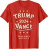 Retro Trump Vance Red Vote Politic Design Unisex T-Shirt