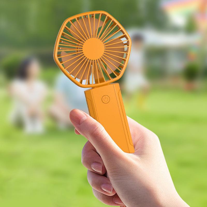 Handheld Fan Cooling Fans Usb Rechargeable Desktop Fan Low Noise Air Cooler for Student Small Pocket Mini Fan