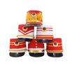 Striped Drum Band Hat Kids Guard Parade Cap Stylish Drummer Hat  Halloween Theme