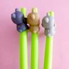 4 Stück/8 Stück Niedlicher Bär Gelstift zum Schreiben 0,5 mm Rollerball Schwarze Farbe Stift Büro Kawaii Zubehör