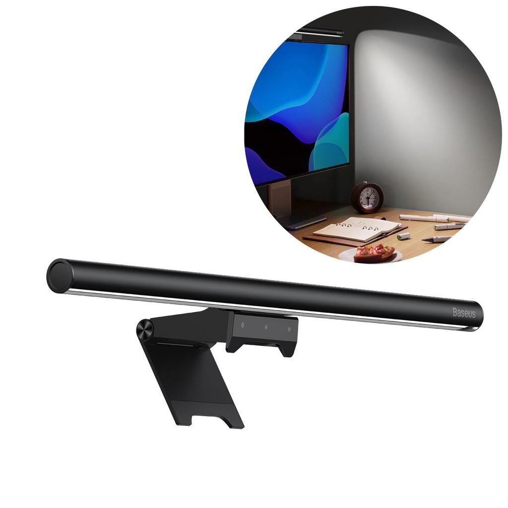LED lamp for monitor screen for desktop screen lighting black iwok2