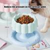 Comfort Feeding Elevated Bowl Stainless Steel Antislip Detachable Design for Pet Neck Health and Hygiene