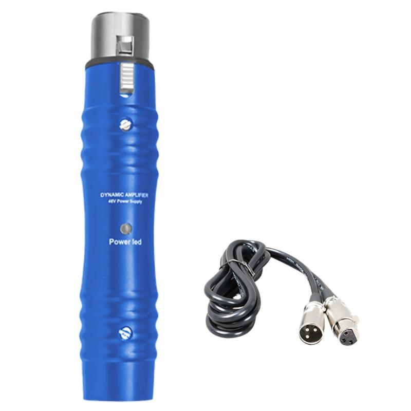 Durability Metal Handheld Microphone Preamplifier 48V Amplifier Ideal For Stage Performances And Public Speaking