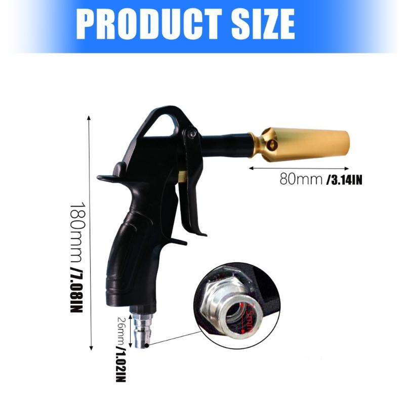 Air Blow Tools Air Nozzle Blower Guns Grip Air Blow Tool Air Compressor Accessories for Industrial Household