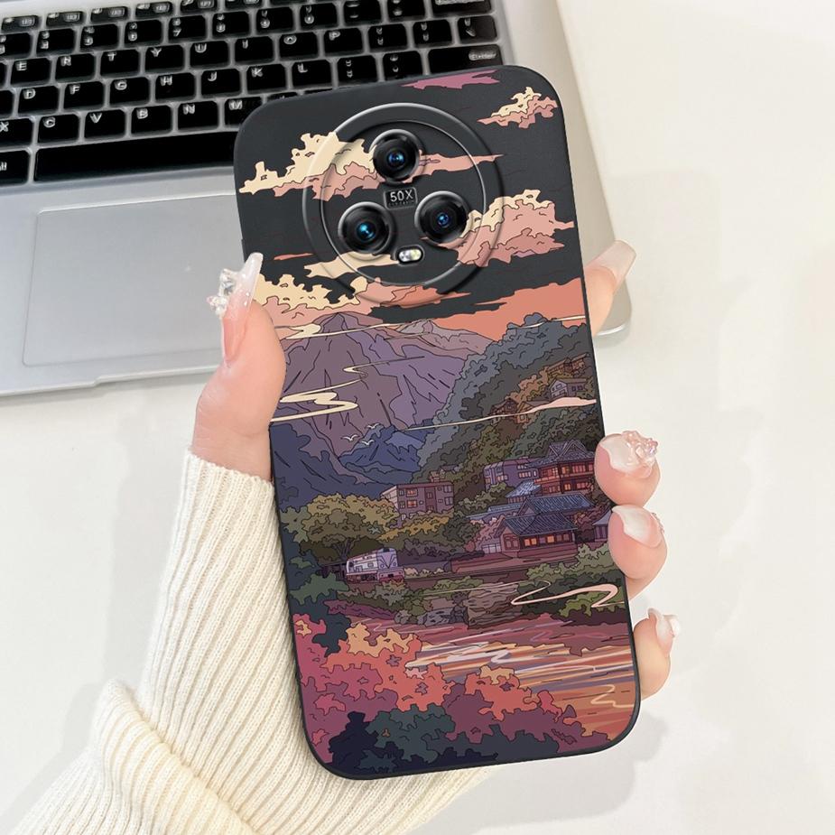 For Honor Magic5 Pro Case PGT-AN10 Cute Fashion Cartoon Cover Soft TPU Phone Case For Honor Magic 5 Pro Magic5 Lite Fundas Coque