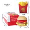 Kinder Simulationsnahrung Spielzeug Rollenspiel Hamburger Pommes Frites Küchenspielzeugset Miniatur Snack Burger Lernspielzeug Baby