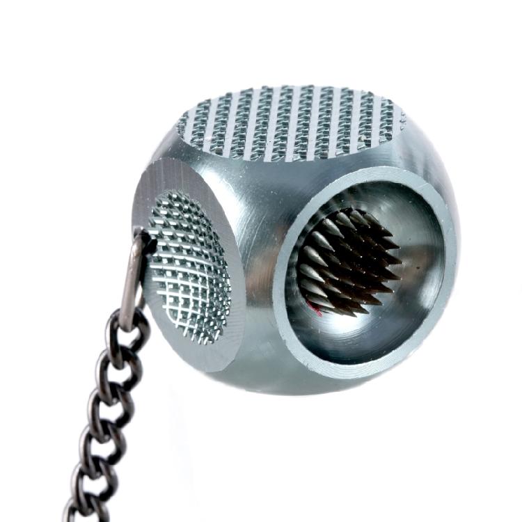 2 In 1 Portable Cue Chalk Holder Billiard Snooker Pool Cue Tip Pricker Tool Chalk Keeper Dices Shape Pool Cue Tip Pricker