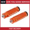 Universal Orange Motorcycle Motorbike Pegs Footrests Pedal M8x1.25 Pack of 2