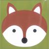 Kit canevas enfant - Margot - Renard - Imprimé gros trous - Aiguille en plastique - Fils laine