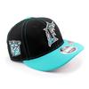 New Era Cap RC9FIFTY Florida Marlins MLB 20TH RETRO CROWN SNAPBACK CAP BLACK FLORIDA MARLINS 950 Hat Retro Crown [Used]