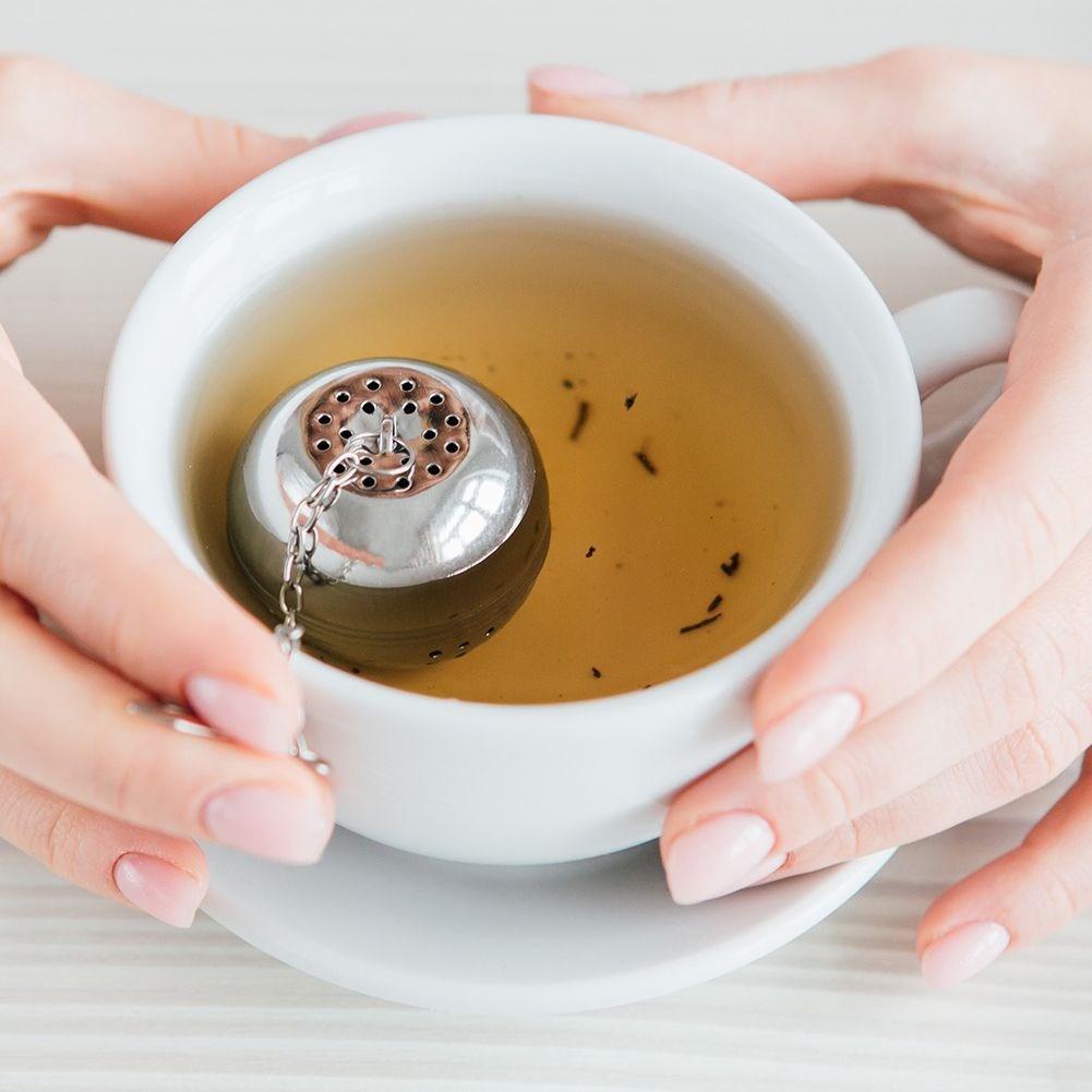 Sitko do zaparzania parzenia herbaty ziół stalowe do kubka szklanki 5cm GET-IT 259192