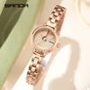 Sanda Dames Quartz Horloge Eenvoudige Creatieve Band Compact Veelzijdig Mesh Band Waterdicht Student Dames Horloge