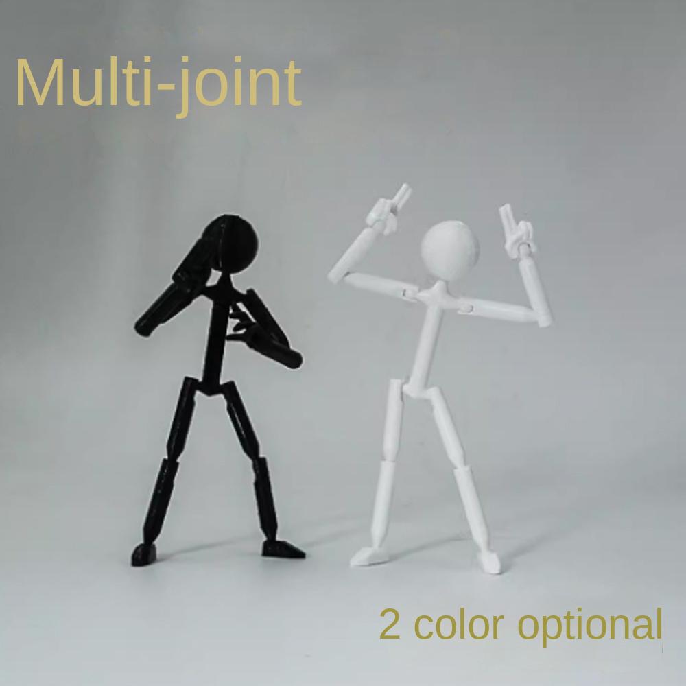 Movable 3D Printed Mannequin 3D Printing Stickman Assembled Robot Parent-children