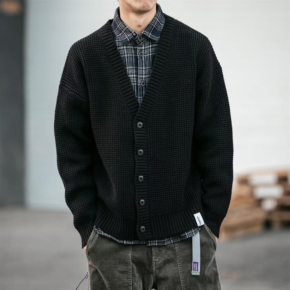 Japanischer Herren Rollkragenpullover Mode klassisch leicht weich Herbst und Winter Sport und Freizeit warm gestrickter Pullover