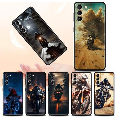 Moto Cross Motorrad Sport Handyhülle Für Samsung Galaxy S24 S23 S22 Ultra S20 S21 FE 5G S10 S9 Plus S10E S8 S7 Edge Cover