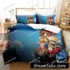 01 Game Dunge On Fighter Female Magician Bedding Set Single Double King Bed Set Children's Bedroom Duvet Set Dunge On Fighter 1
