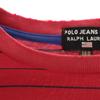 POLO JEANS CO RALPH LAUREN Border Pattern Short Sleeve T-shirt 160 Kid's Used