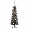 Artificial Christmas Tree with 150 LEDs and Stand Green 120 cm